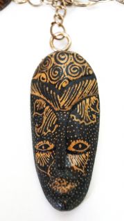 Key decoration African mask